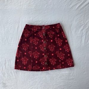 Hollister Floral Mini Skirt